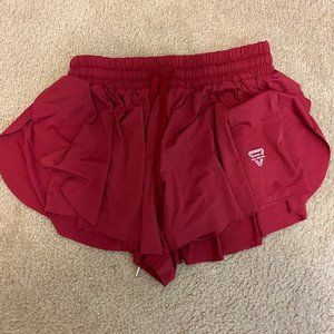 Red Butterfly Shorts